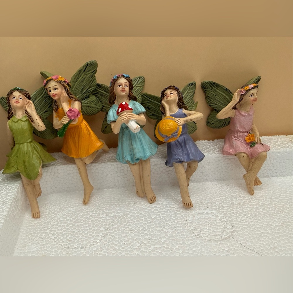 Colorful Fairy Figurines Set - Picture 3 of 6